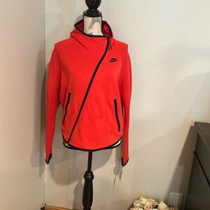 Nike diagonal zipper jacket